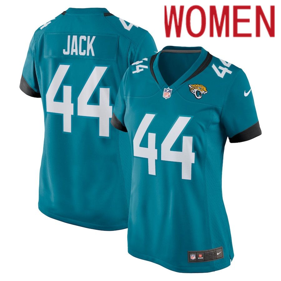Women Jacksonville Jaguars 44 Myles Jack Nike Green Nike Game NFL Jersey